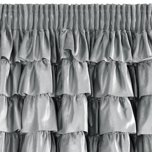 Zasłona EUROFIRANY Aura 140 x 270 cm Srebrny
