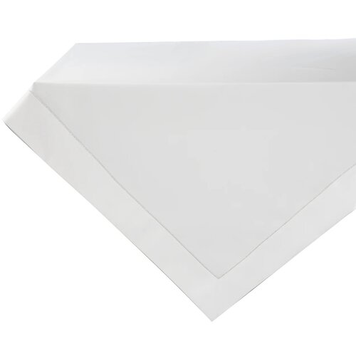 Obrus EUROFIRANY Madele 145 x 400 cm Srebrno-biały