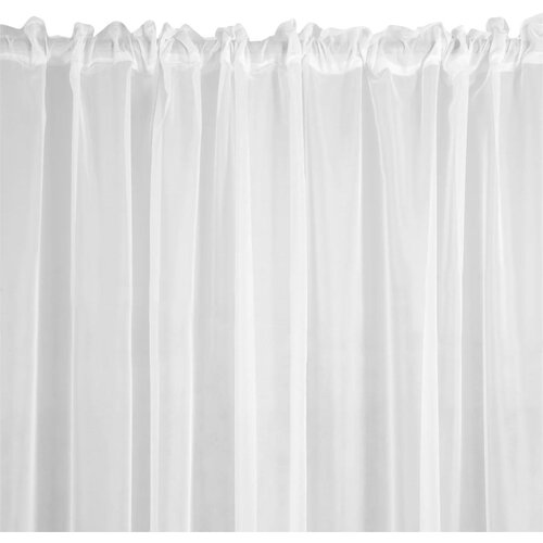 Firana gotowa EUROFIRANY Lucy 400 x 270 cm Biały