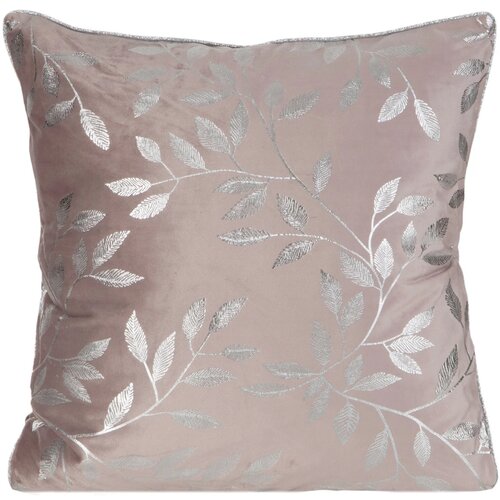 Poszewka EUROFIRANY Velvet 45 x 45 cm Pudrowy róż
