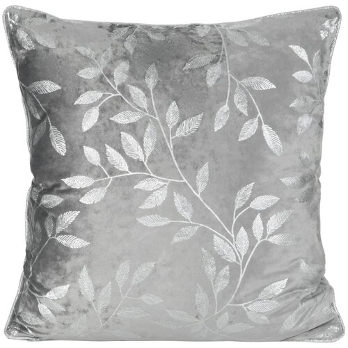 Poszewka EUROFIRANY Velvet 45 x 45 cm Stalowy
