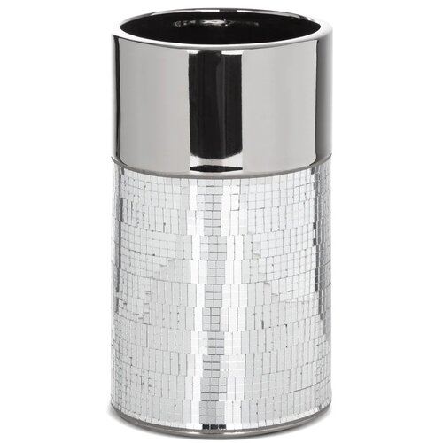 Wazon EUROFIRANY Mirona 09 14 x 25 cm Srebrny