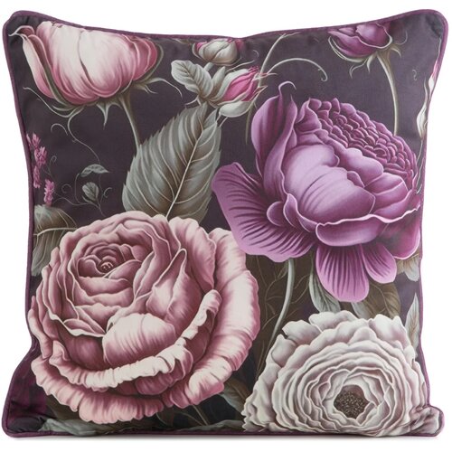 Poszewka EUROFIRANY Velvet 119 45 x 45 cm Fioletowo-czarny