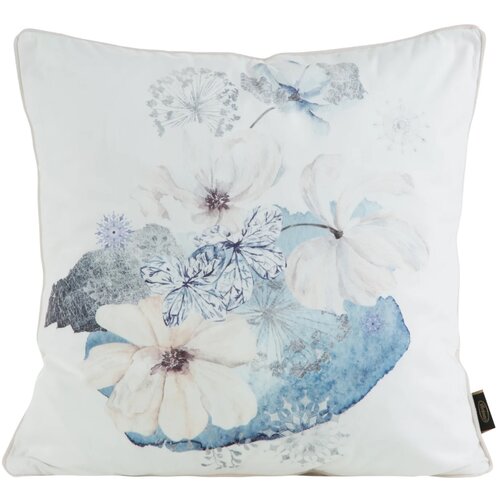 Poszewka EUROFIRANY Velvet 125 45 x 45 cm Kremowy