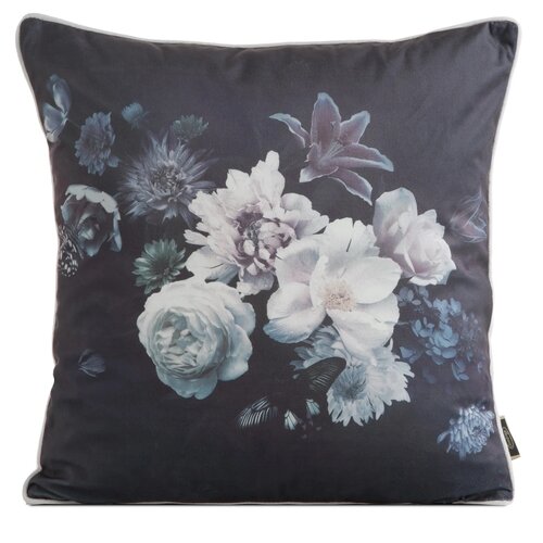 Poszewka EUROFIRANY Velvet 133 45 x 45 cm Czarno-fioletowy