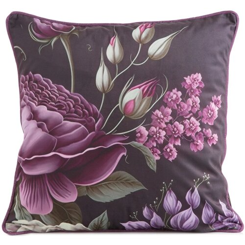 Poszewka EUROFIRANY Velvet 120 45 x 45 cm Fioletowo-czarny