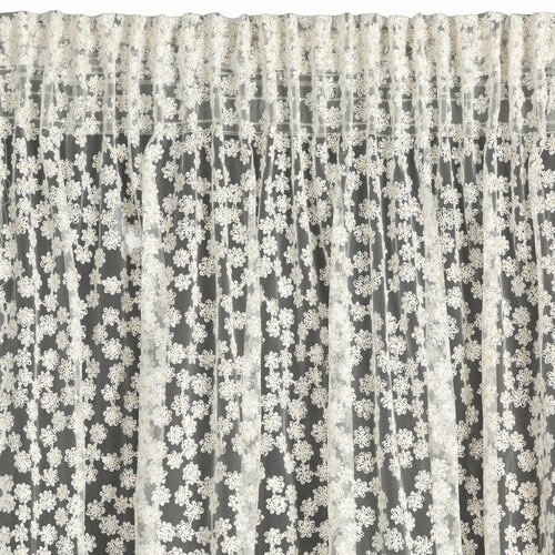 Firana gotowa EUROFIRANY Daisy 130 x 270 cm Biały