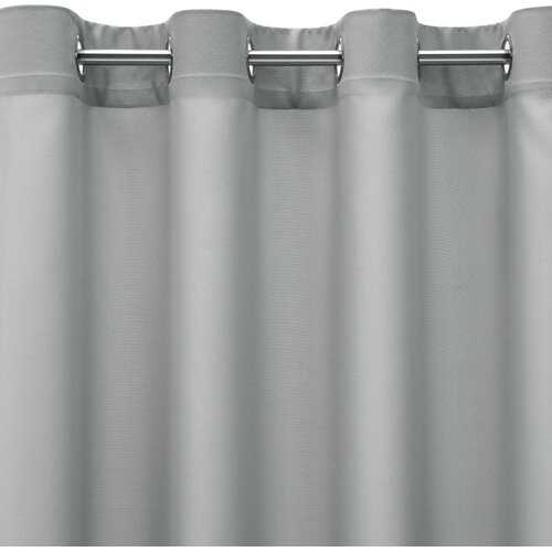 Zasłona EUROFIRANY Rita 140 x 175 cm Stalowy