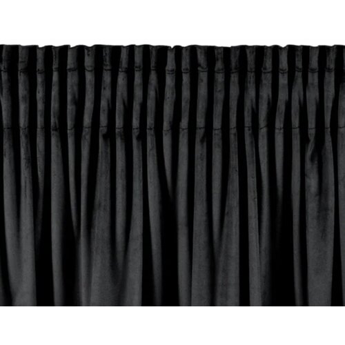 Zasłona EUROFIRANY Dani 140 x 250 cm Czarny