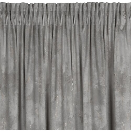 Zasłona EUROFIRANY Nadia 140 x 300 cm Srebrny