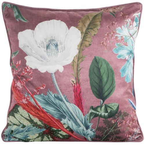 Poszewka EUROFIRANY Velvet 109 45 x 45 cm Ciemnoróżowy