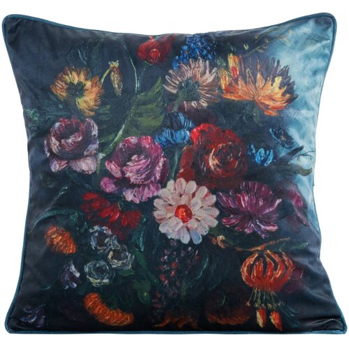 Poszewka EUROFIRANY Velvet 112 45 x 45 cm Granatowy