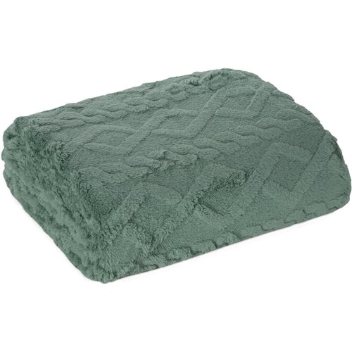 Koc EUROFIRANY Design 91 Warkocz 200 x 220 cm Miętowy