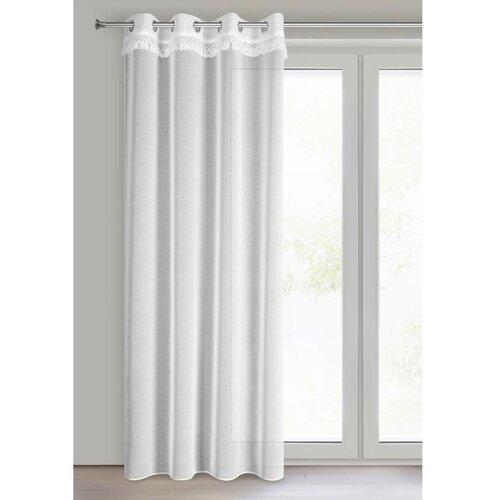 Firana gotowa EUROFIRANY Kira 1 140 x 250 cm Biały