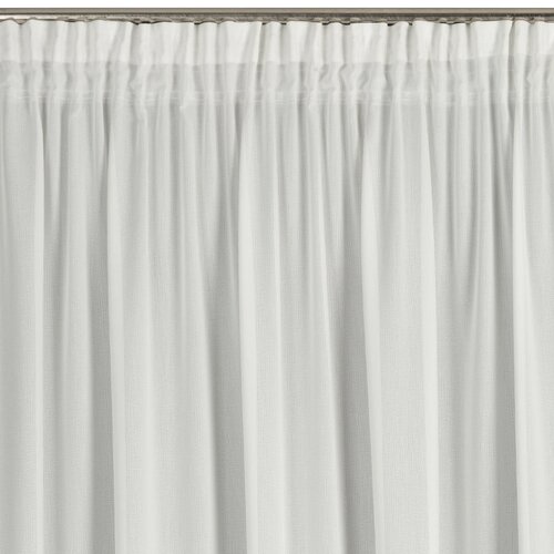 Firana gotowa EUROFIRANY Rossi 135 x 270 cm Biały