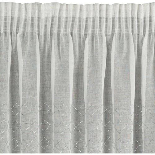 Firana gotowa EUROFIRANY Kloe 140 x 270 cm Biały