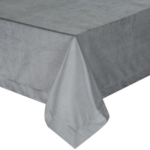 Obrus EUROFIRANY Melinda 140 x 180 cm Stalowy