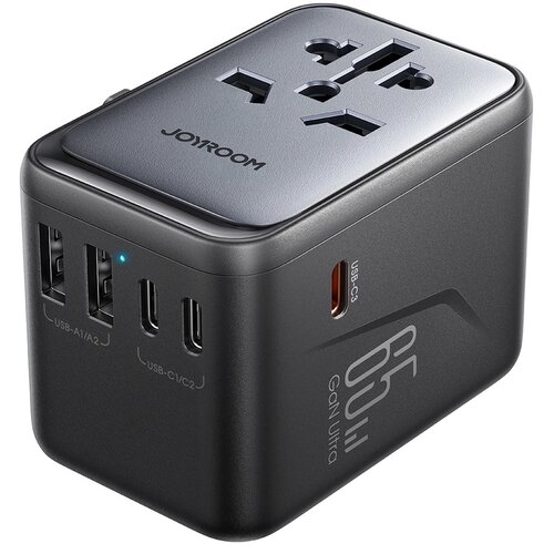 Adapter podróżny JOYROOM JR-TCW02 65W Czarny