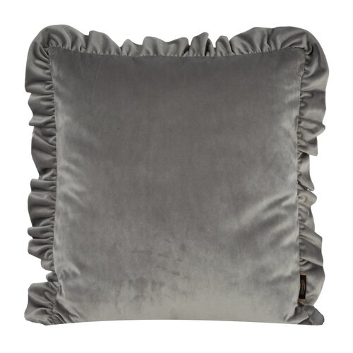 Poszewka EUROFIRANY Velvet 25 45 x 45 cm Srebrny