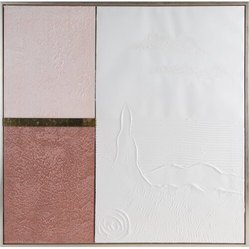 Obraz EUROFIRANY 645 80 x 80 cm Biały