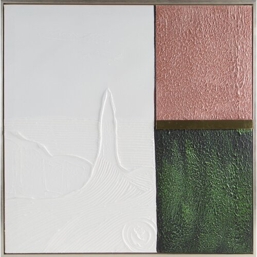 Obraz EUROFIRANY 645 80 x 80 cm Biały