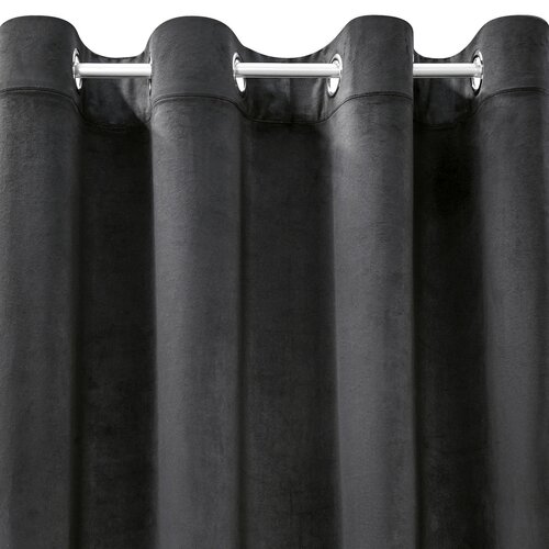 Zasłona EUROFIRANY Design 91 Rosa 140 x 250 cm Czarny