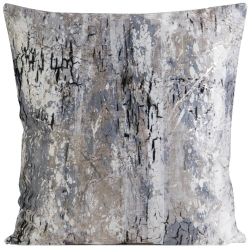 Poszewka EUROFIRANY Malia 45 x 45 cm Stalowy