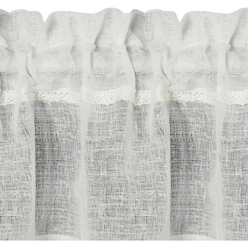 Firana gotowa EUROFIRANY Doris 150 x 30 cm Kremowy