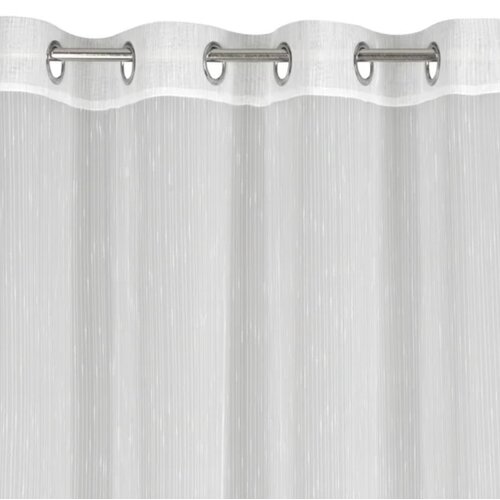 Firana gotowa EUROFIRANY Pilar 140 x 250 cm Biały