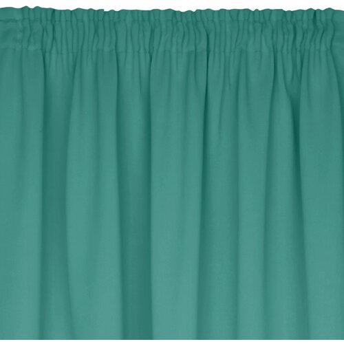 Zasłona EUROFIRANY Logan 135 x 270 cm Turkusowy