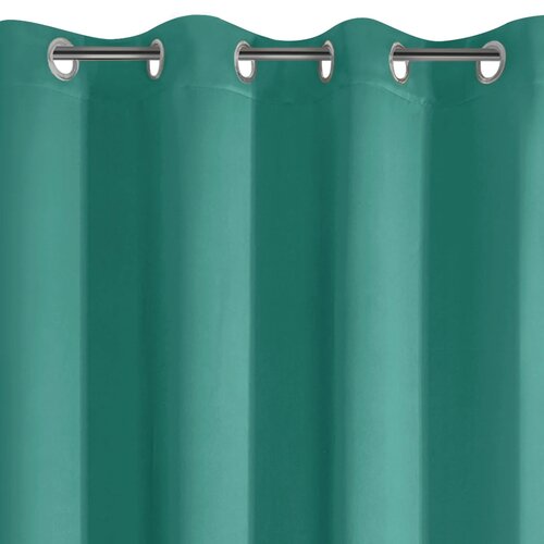 Zasłona EUROFIRANY Parisa 140 x 250 cm Turkusowy