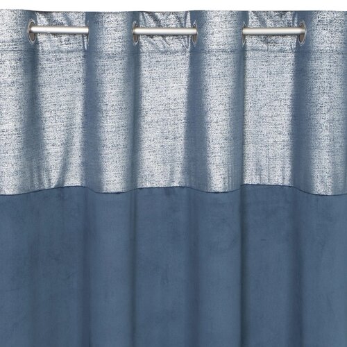 Zasłona EUROFIRANY Peri 140 x 250 cm Granatowy