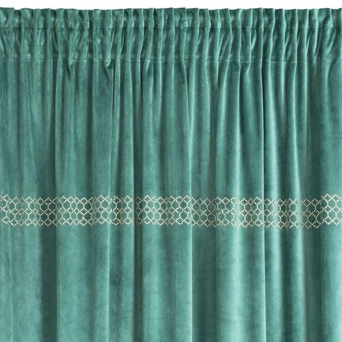 Zasłona EUROFIRANY Jovita 140 x 270 cm Zielony