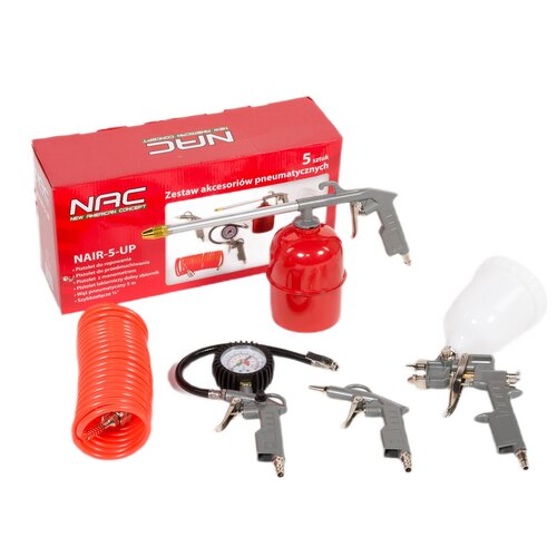 Zestaw akcesoriów pneumatycznych NAC NAIR-5-UP (5 elementów)