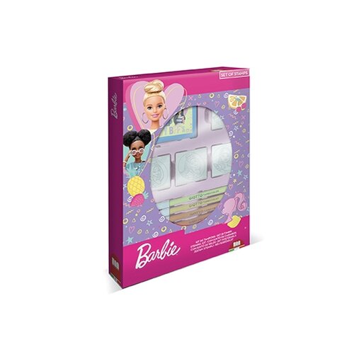 Zestaw kreatywny MULTIPRINT Pieczątki Barbie 043-27868