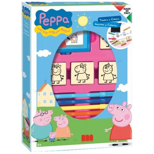 Zestaw kreatywny MULTIPRINT Świnka Peppa Pieczątki 043-27875
