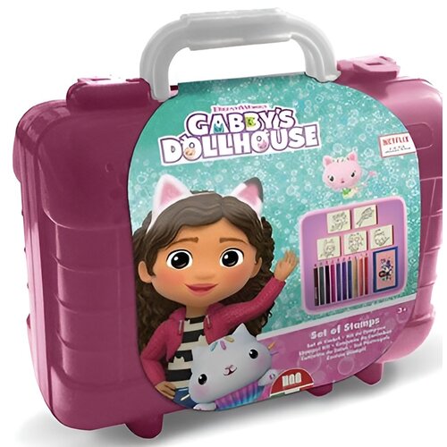 Zestaw kreatywny MULTIPRINT Pieczątki Koci Domek Gabi Travel Set 043-42117