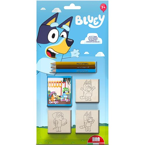 Zestaw kreatywny MULTIPRINT Pieczątki Bluey 043-3120