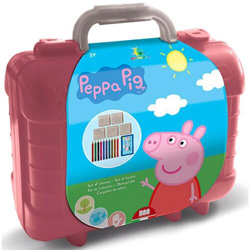 Zestaw kreatywny MULTIPRINT Pieczątki Świnka Peppa Travel Set 043-42875