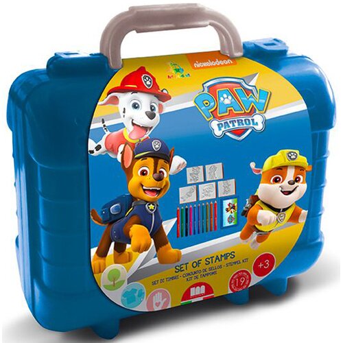 Zestaw kreatywny MULTIPRINT Pieczątki Psi Patrol Travel Set 043-42903