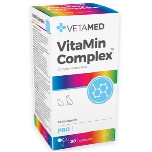 Suplement dla psa i kota VETAMED VitaMin Complex (30 kapsułek)