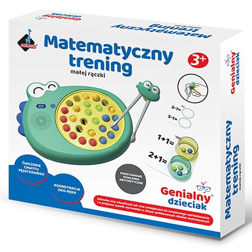 Zabawka edukacyjna ASKATO Genialny dzieciak Matematyczny trening małej rączki 126258