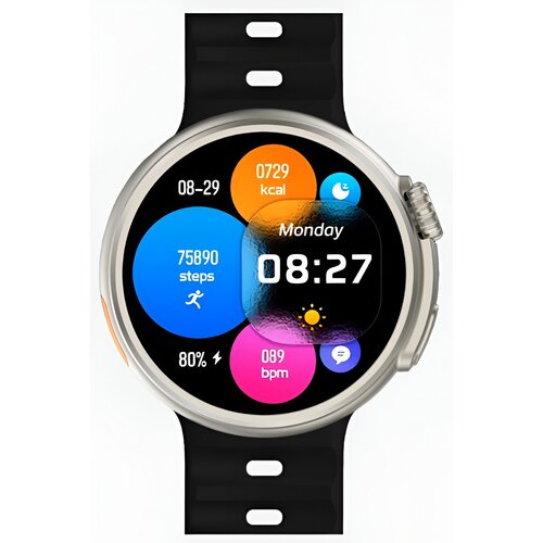 Smartwatch YAXO Oxnard Titanium Czarny