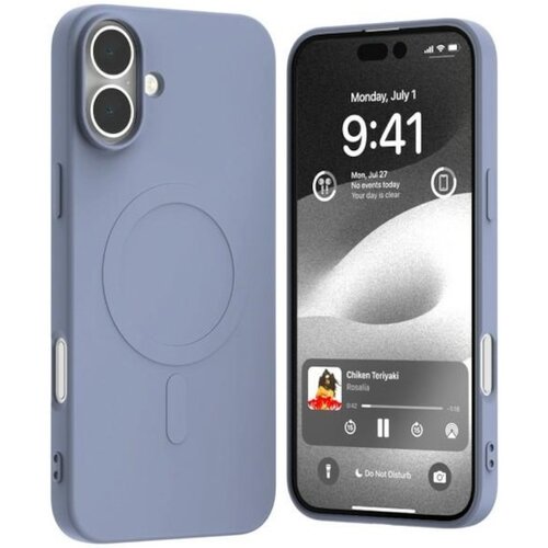 Etui MERCURY Semi-Silicone MagSafe do Apple iPhone 16 Plus Lawendowy