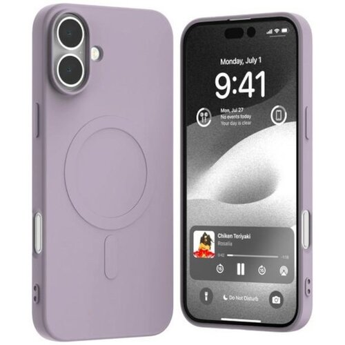 Etui MERCURY Semi-Silicone MagSafe do Apple iPhone 16 Plus Fioletowy