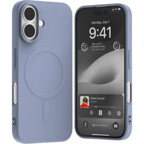 Etui MERCURY Semi-Silicone MagSafe do Apple iPhone 16 Lawendowy