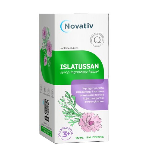 Suplement na kaszel NOVATIV Islatussan (120 ml)