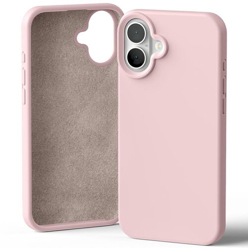 Etui MERCURY Silicone do Apple iPhone 16 Plus Różowo-piaskowy