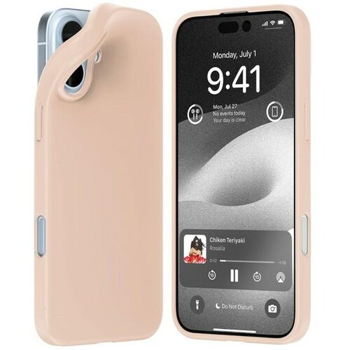 Etui MERCURY Soft do Apple iPhone 16 Plus Piaskowy róż