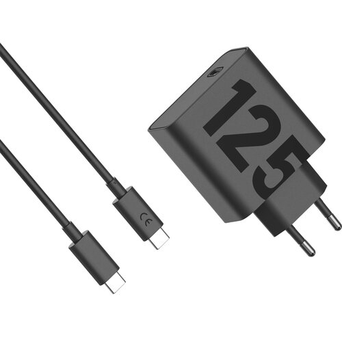 Ładowarka sieciowa MOTOROLA TurboPower PD 125W + Kabel USB-C - USB-C Czarny